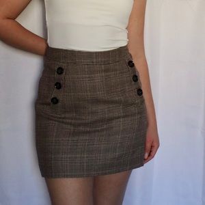 Banana Republic Plaid Mini Skirt